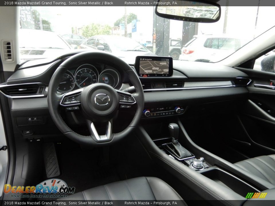 2018 Mazda Mazda6 Grand Touring Sonic Silver Metallic / Black Photo #8