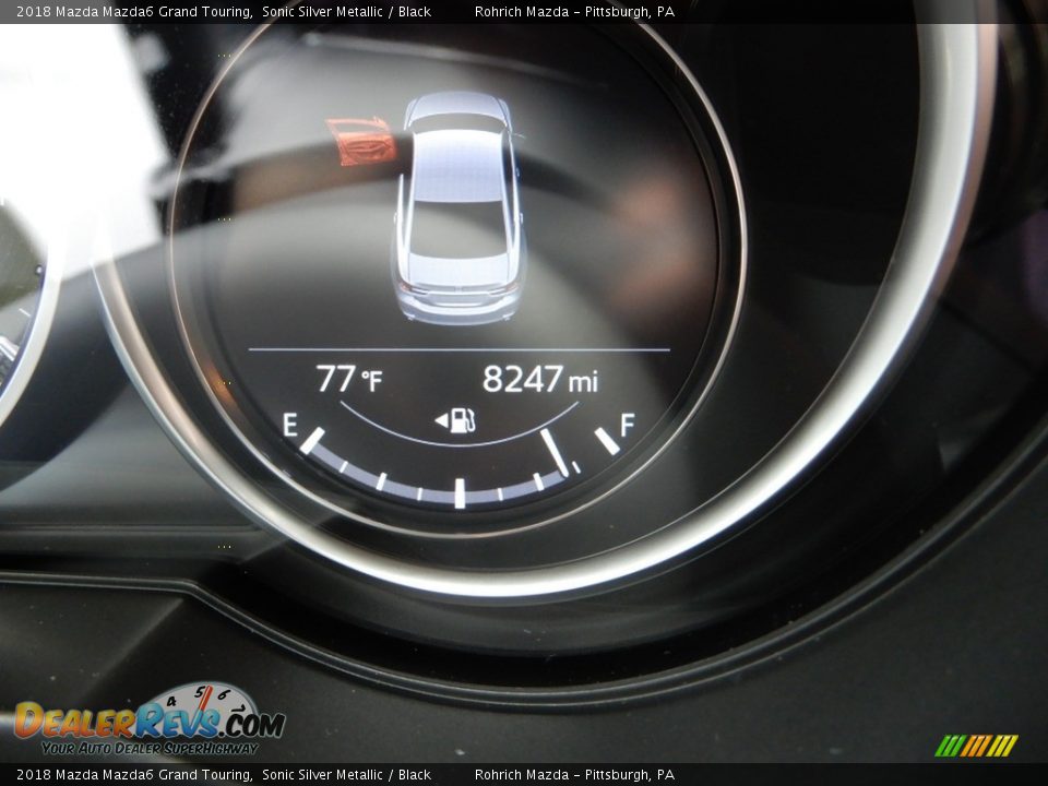 2018 Mazda Mazda6 Grand Touring Sonic Silver Metallic / Black Photo #10