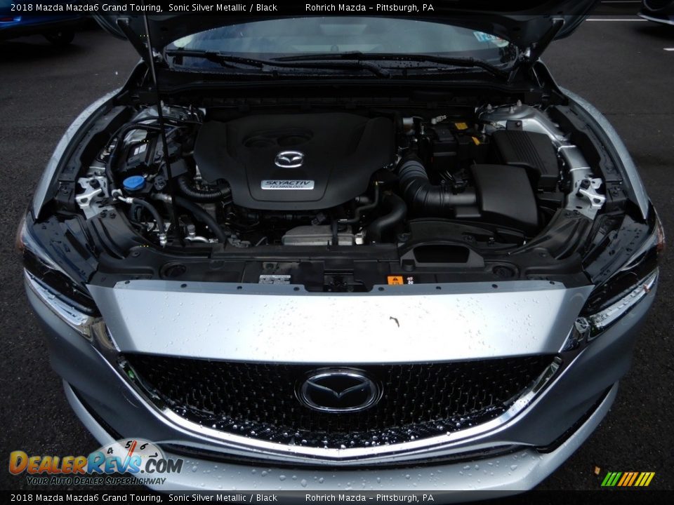 2018 Mazda Mazda6 Grand Touring Sonic Silver Metallic / Black Photo #11