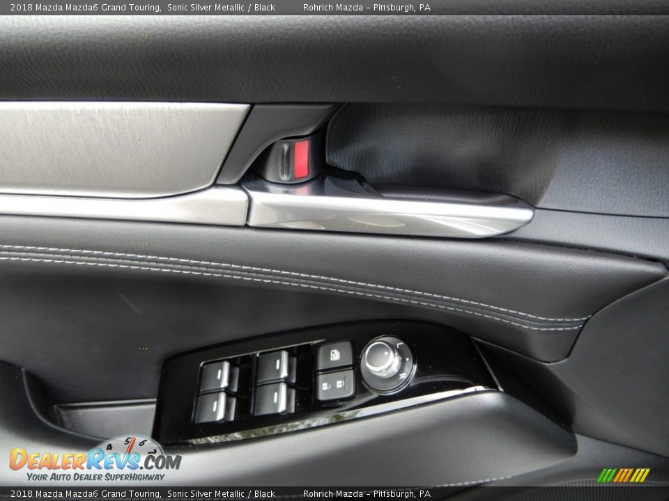 2018 Mazda Mazda6 Grand Touring Sonic Silver Metallic / Black Photo #19