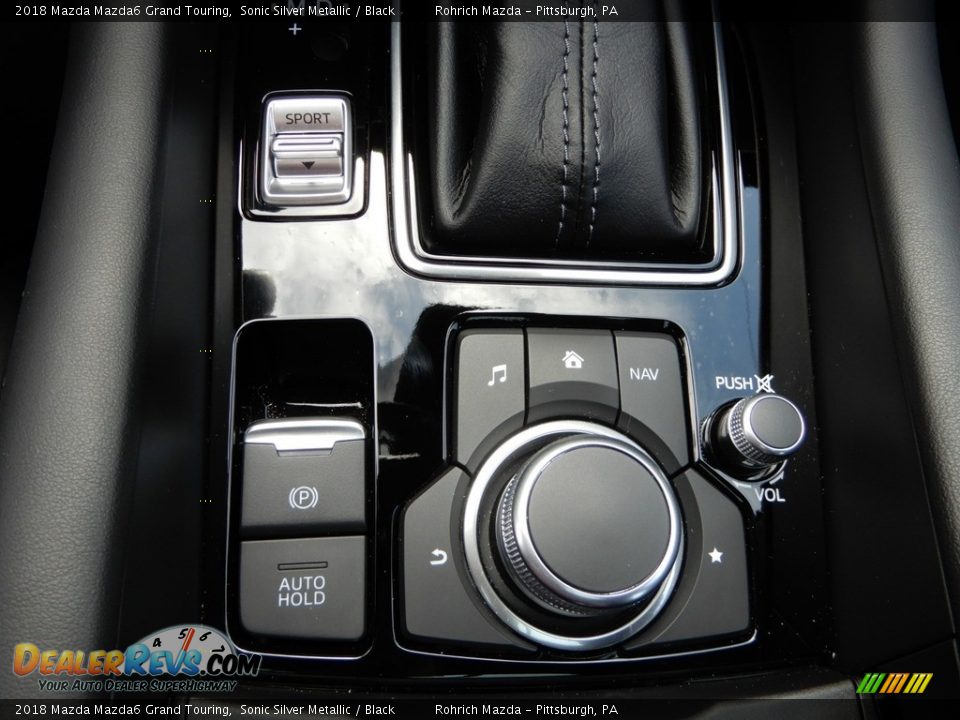 2018 Mazda Mazda6 Grand Touring Sonic Silver Metallic / Black Photo #23