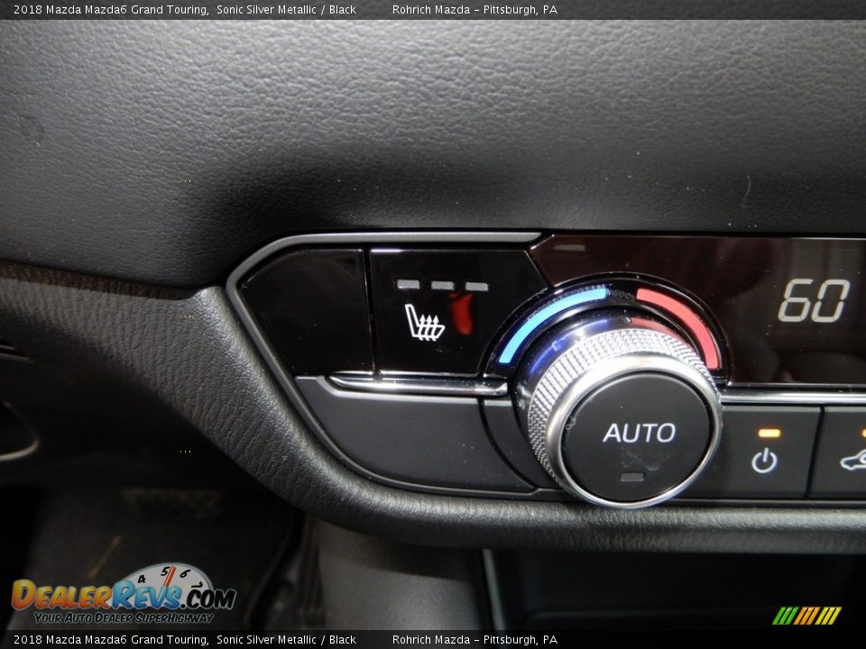 2018 Mazda Mazda6 Grand Touring Sonic Silver Metallic / Black Photo #24