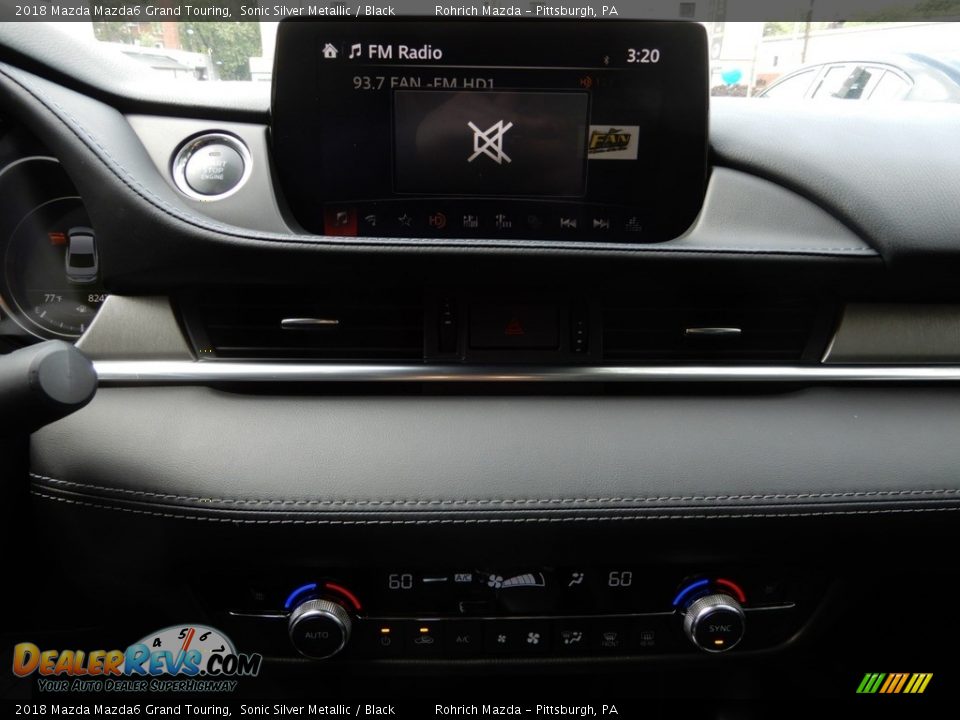 2018 Mazda Mazda6 Grand Touring Sonic Silver Metallic / Black Photo #26