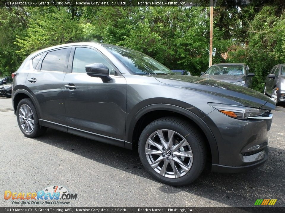 2019 Mazda CX-5 Grand Touring AWD Machine Gray Metallic / Black Photo #1