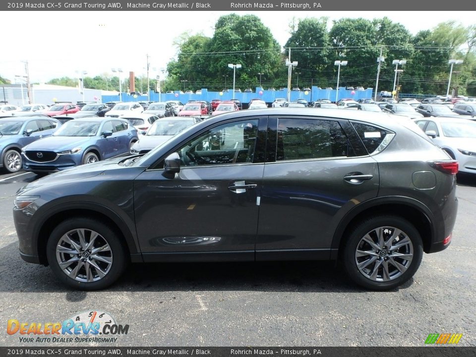 2019 Mazda CX-5 Grand Touring AWD Machine Gray Metallic / Black Photo #3