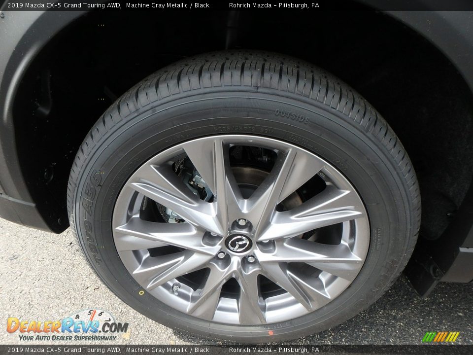 2019 Mazda CX-5 Grand Touring AWD Machine Gray Metallic / Black Photo #5