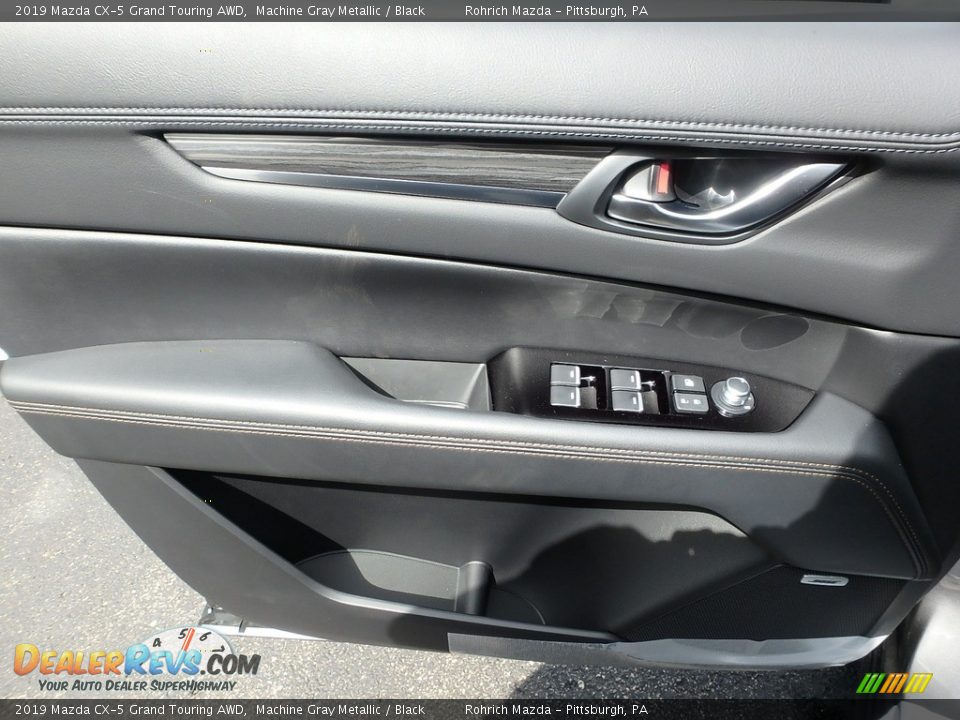 2019 Mazda CX-5 Grand Touring AWD Machine Gray Metallic / Black Photo #10