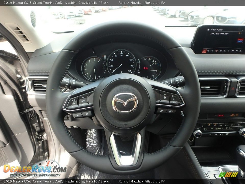 2019 Mazda CX-5 Grand Touring AWD Machine Gray Metallic / Black Photo #12