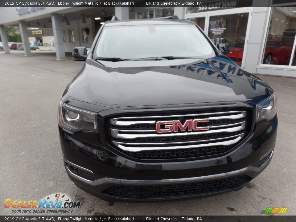 2019 GMC Acadia SLT AWD Ebony Twilight Metallic / Jet Black/Kalahari Photo #2