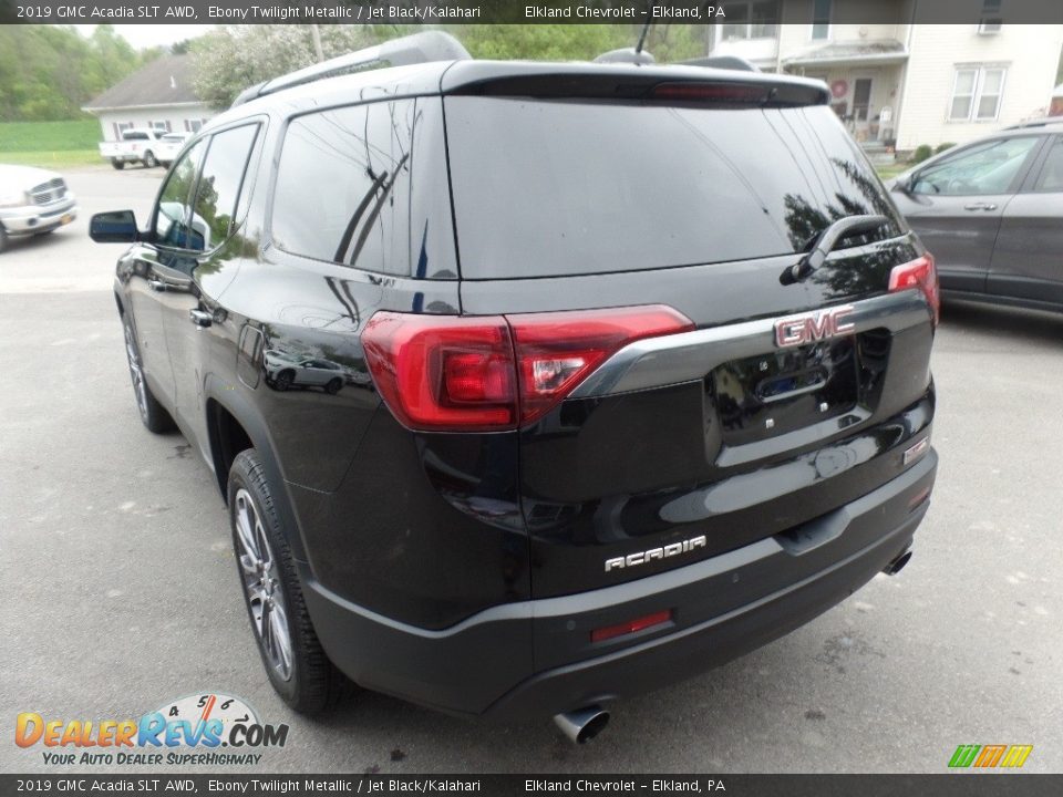 2019 GMC Acadia SLT AWD Ebony Twilight Metallic / Jet Black/Kalahari Photo #7
