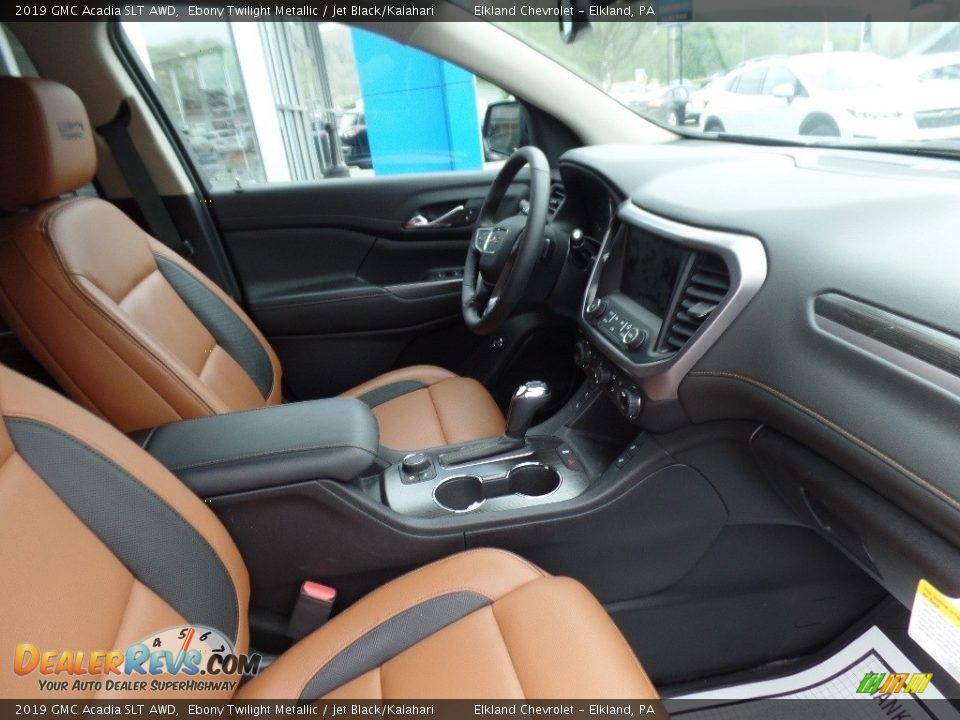 Jet Black/Kalahari Interior - 2019 GMC Acadia SLT AWD Photo #13