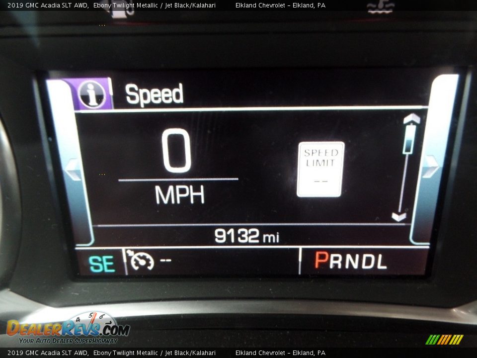 2019 GMC Acadia SLT AWD Ebony Twilight Metallic / Jet Black/Kalahari Photo #34