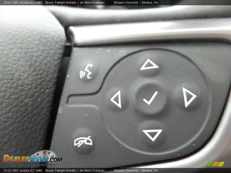 2019 GMC Acadia SLT AWD Ebony Twilight Metallic / Jet Black/Kalahari Photo #35