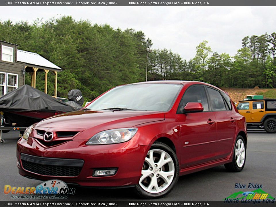2008 Mazda MAZDA3 s Sport Hatchback Copper Red Mica / Black Photo #1