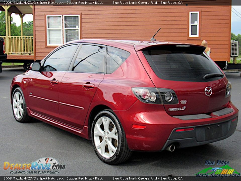 2008 Mazda MAZDA3 s Sport Hatchback Copper Red Mica / Black Photo #3