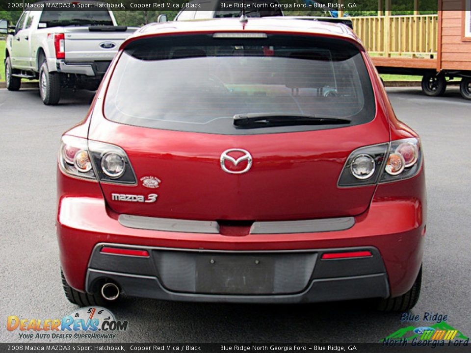 2008 Mazda MAZDA3 s Sport Hatchback Copper Red Mica / Black Photo #4