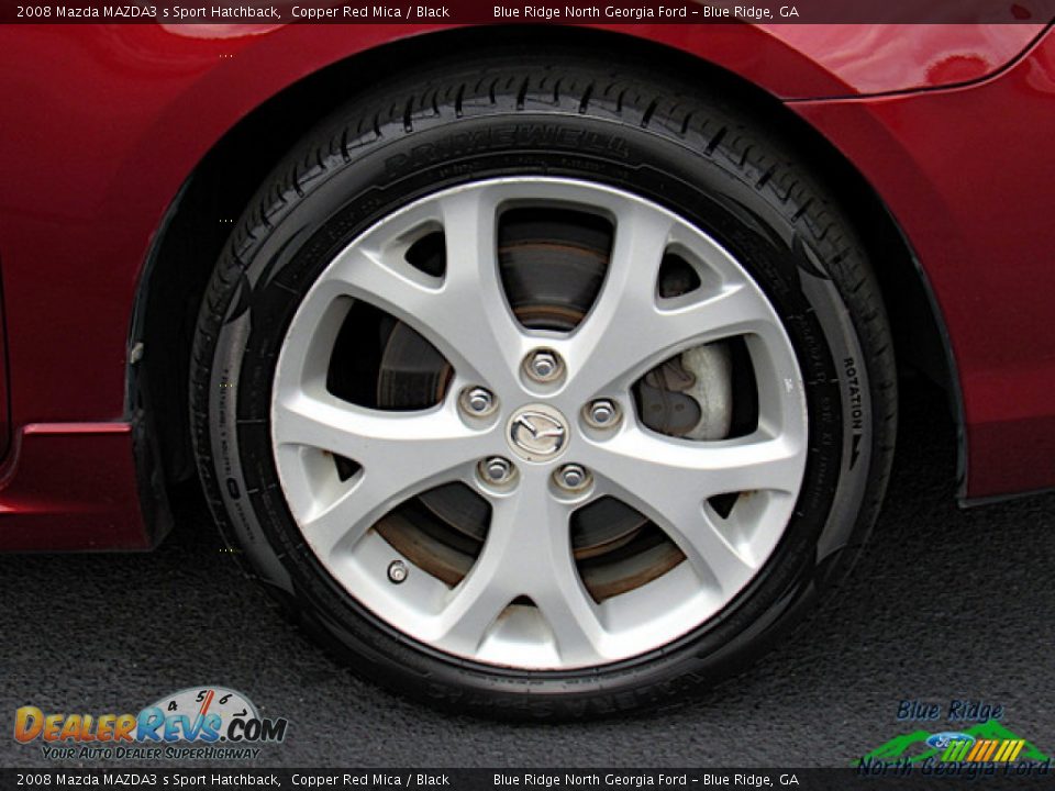 2008 Mazda MAZDA3 s Sport Hatchback Copper Red Mica / Black Photo #9