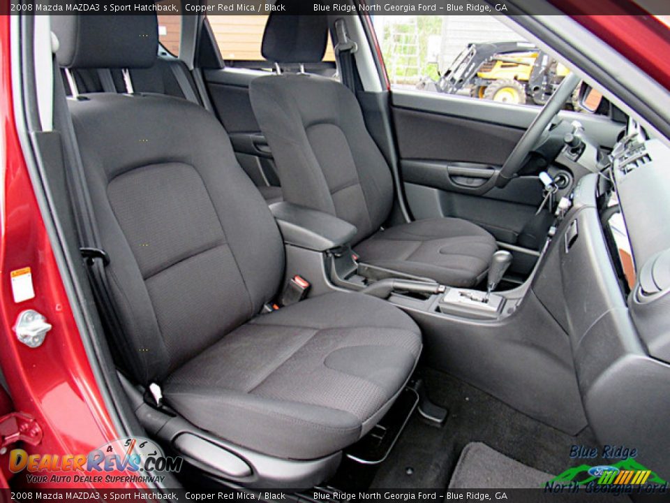 2008 Mazda MAZDA3 s Sport Hatchback Copper Red Mica / Black Photo #11