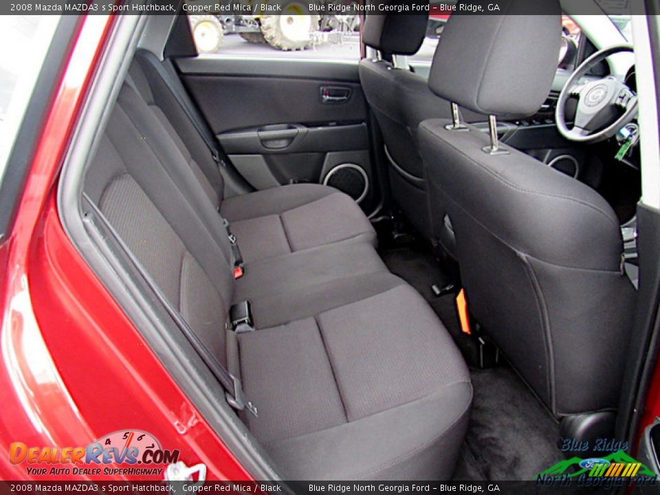2008 Mazda MAZDA3 s Sport Hatchback Copper Red Mica / Black Photo #12