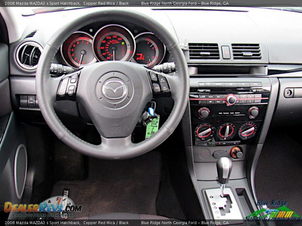 2008 Mazda MAZDA3 s Sport Hatchback Copper Red Mica / Black Photo #15
