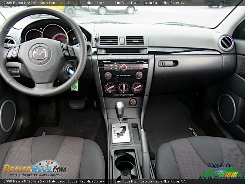 2008 Mazda MAZDA3 s Sport Hatchback Copper Red Mica / Black Photo #16
