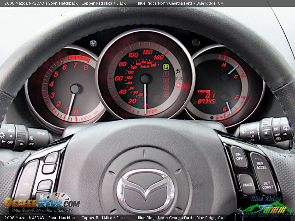 2008 Mazda MAZDA3 s Sport Hatchback Copper Red Mica / Black Photo #18