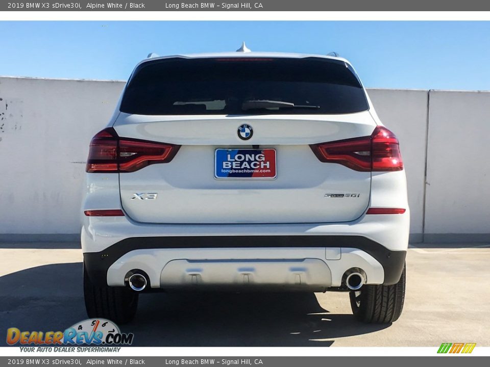 2019 BMW X3 sDrive30i Alpine White / Black Photo #3