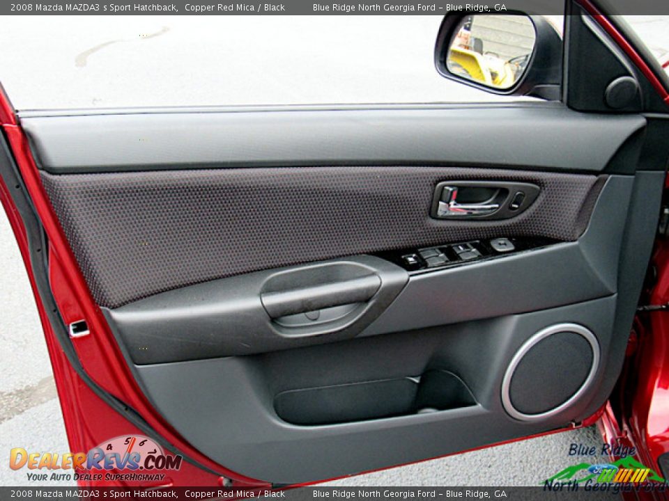 2008 Mazda MAZDA3 s Sport Hatchback Copper Red Mica / Black Photo #24