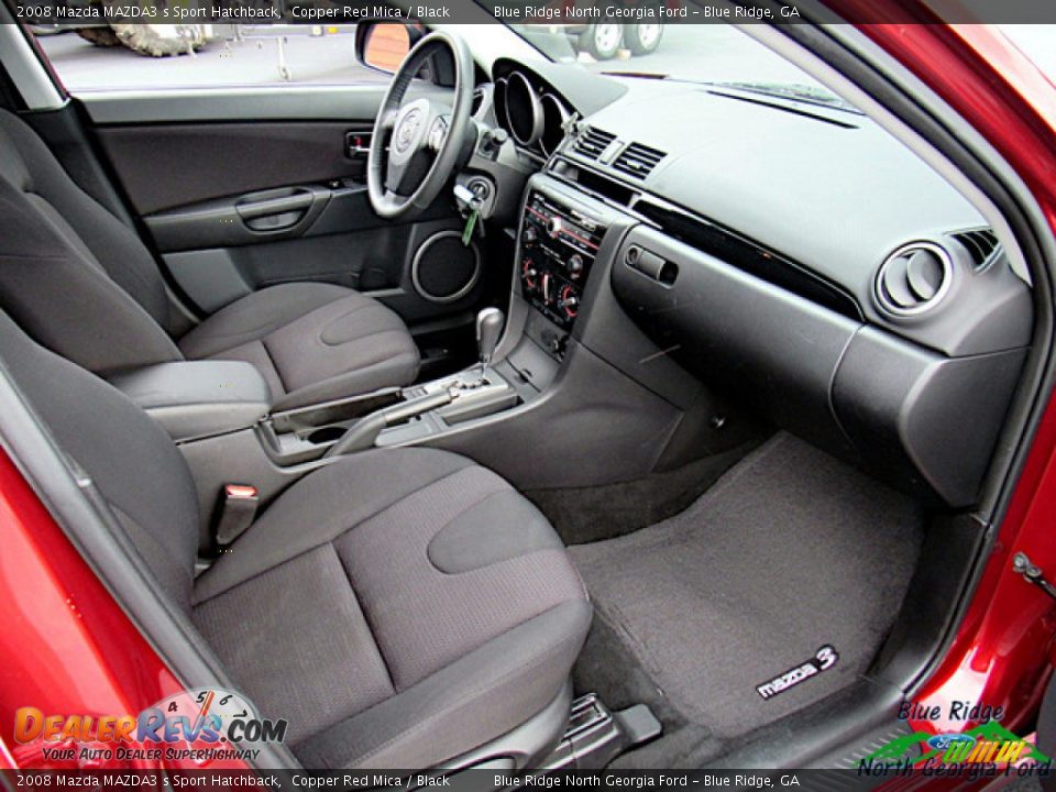2008 Mazda MAZDA3 s Sport Hatchback Copper Red Mica / Black Photo #26