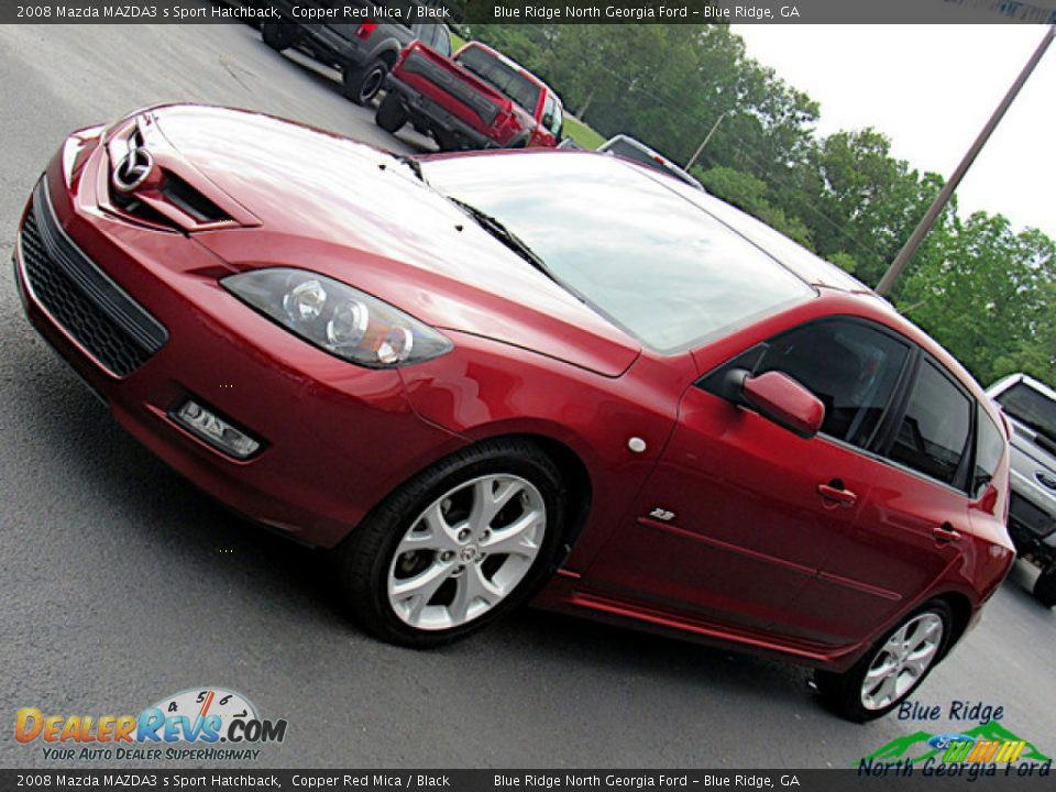 2008 Mazda MAZDA3 s Sport Hatchback Copper Red Mica / Black Photo #28