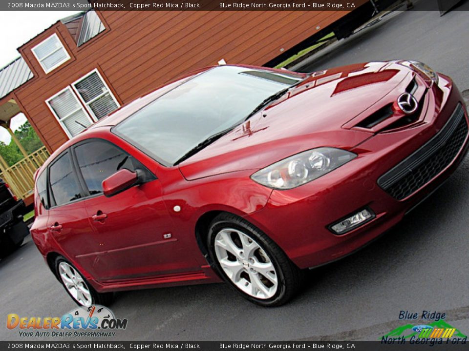 2008 Mazda MAZDA3 s Sport Hatchback Copper Red Mica / Black Photo #29