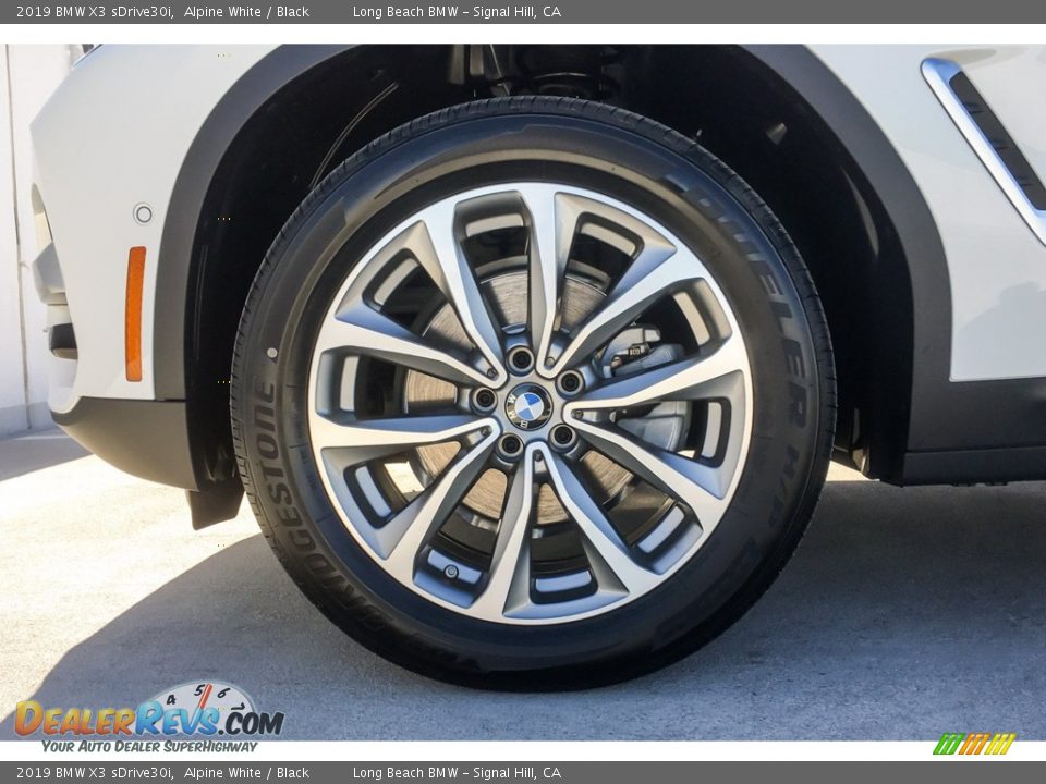 2019 BMW X3 sDrive30i Alpine White / Black Photo #9
