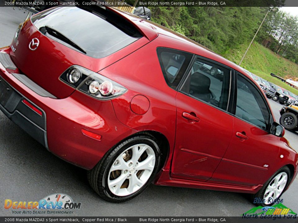 2008 Mazda MAZDA3 s Sport Hatchback Copper Red Mica / Black Photo #30