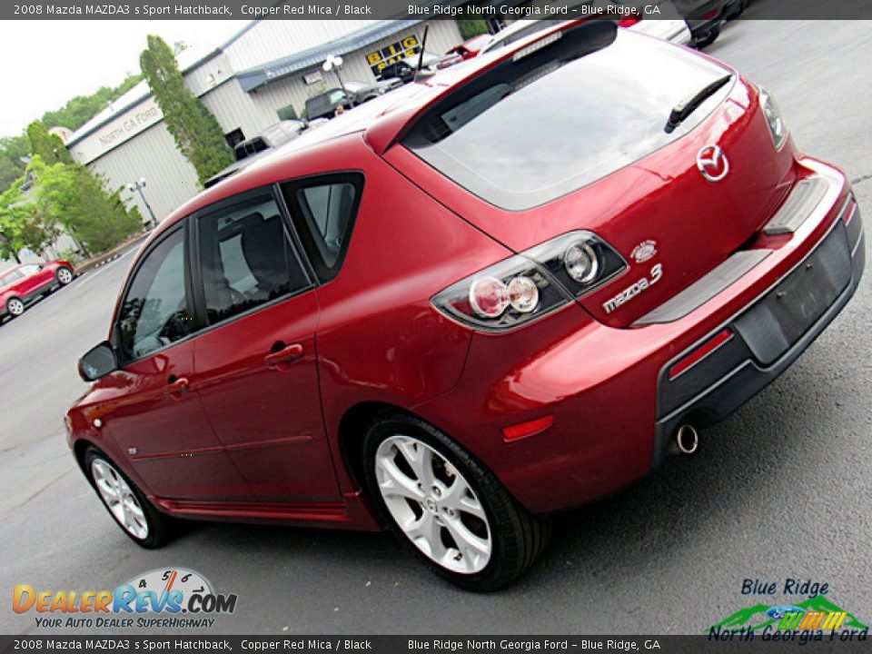 2008 Mazda MAZDA3 s Sport Hatchback Copper Red Mica / Black Photo #31