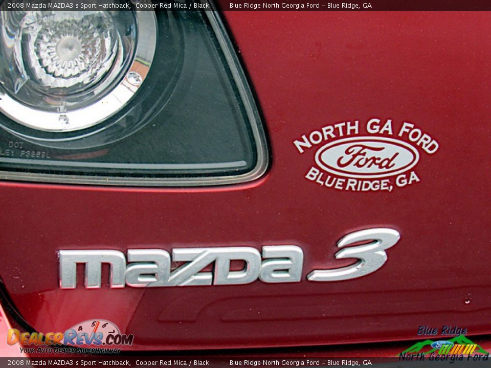 2008 Mazda MAZDA3 s Sport Hatchback Copper Red Mica / Black Photo #32