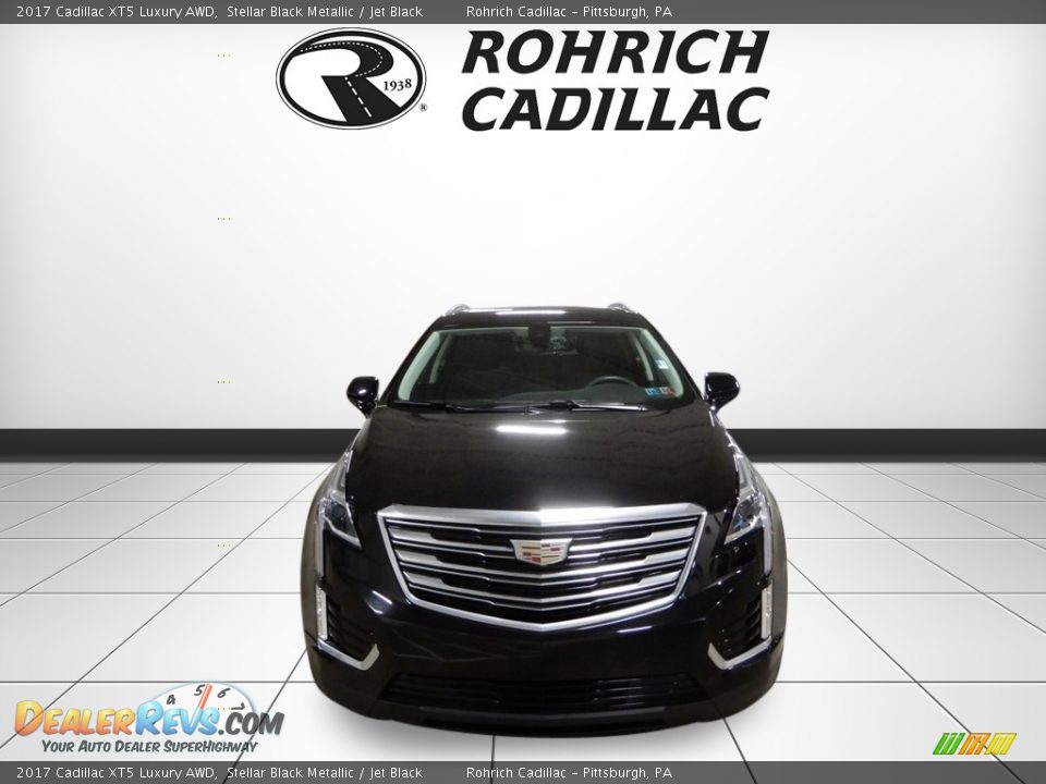 2017 Cadillac XT5 Luxury AWD Stellar Black Metallic / Jet Black Photo #8