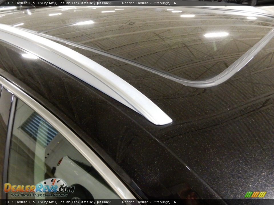 2017 Cadillac XT5 Luxury AWD Stellar Black Metallic / Jet Black Photo #14