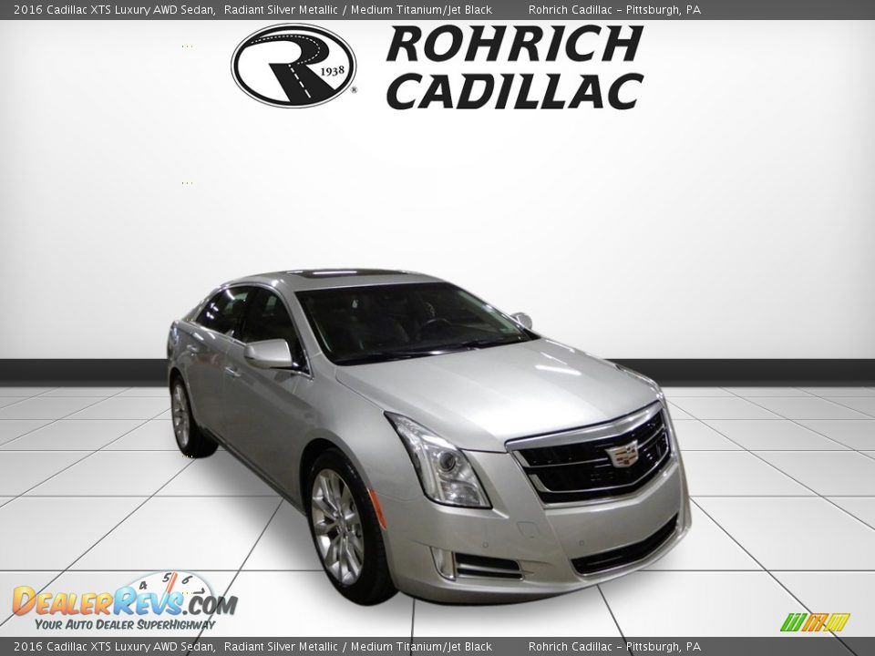2016 Cadillac XTS Luxury AWD Sedan Radiant Silver Metallic / Medium Titanium/Jet Black Photo #7
