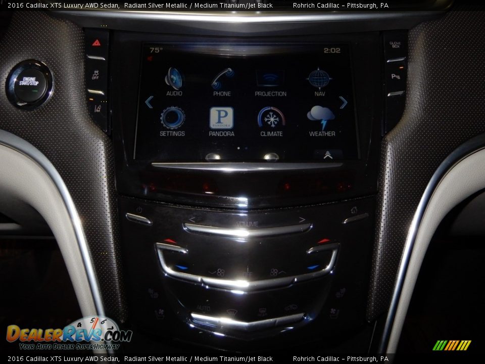 2016 Cadillac XTS Luxury AWD Sedan Radiant Silver Metallic / Medium Titanium/Jet Black Photo #18