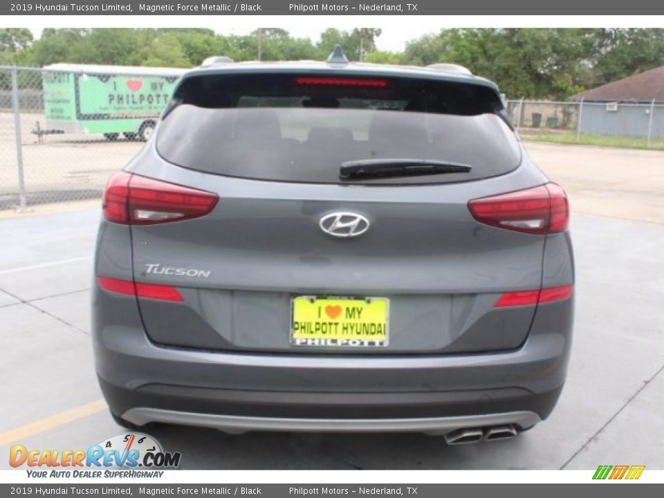 2019 Hyundai Tucson Limited Magnetic Force Metallic / Black Photo #7