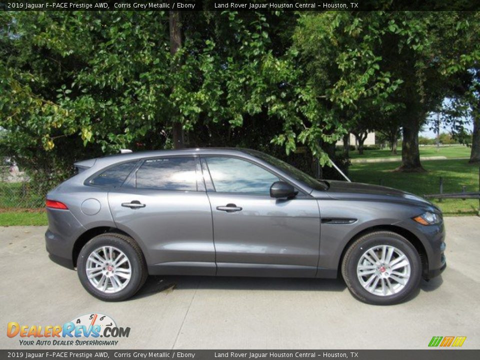 2019 Jaguar F-PACE Prestige AWD Corris Grey Metallic / Ebony Photo #6