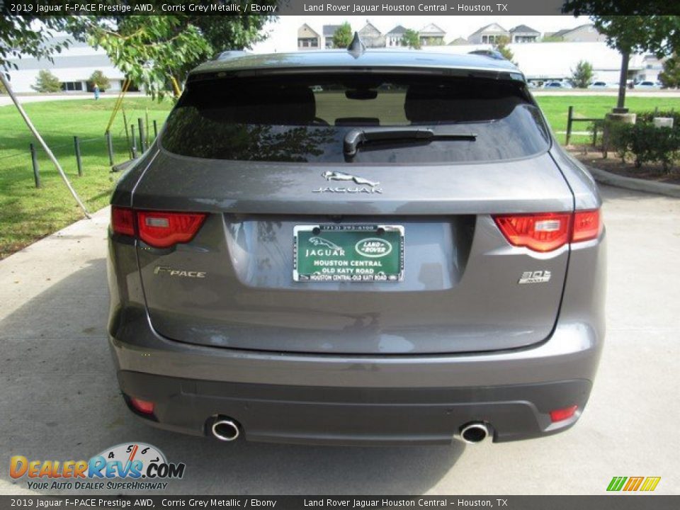 2019 Jaguar F-PACE Prestige AWD Corris Grey Metallic / Ebony Photo #8