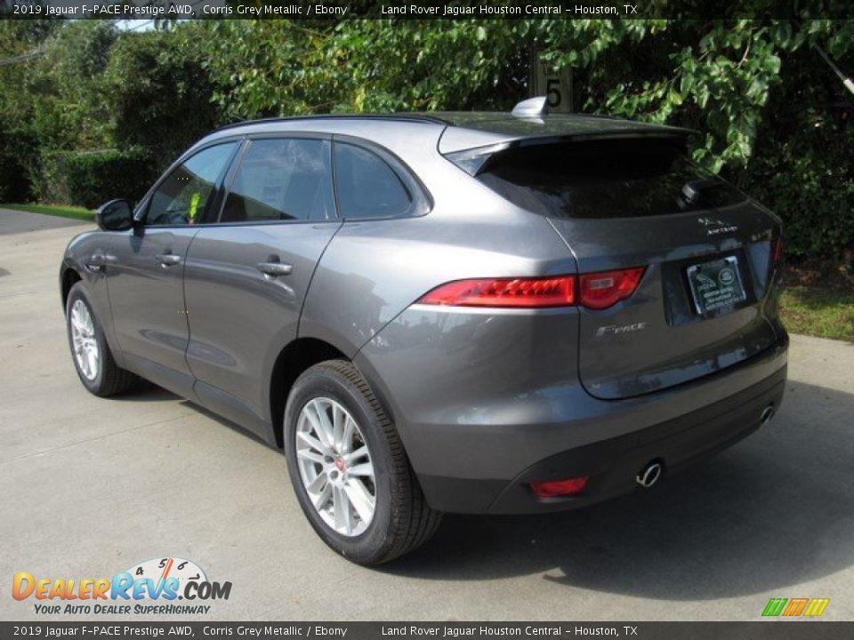 2019 Jaguar F-PACE Prestige AWD Corris Grey Metallic / Ebony Photo #12