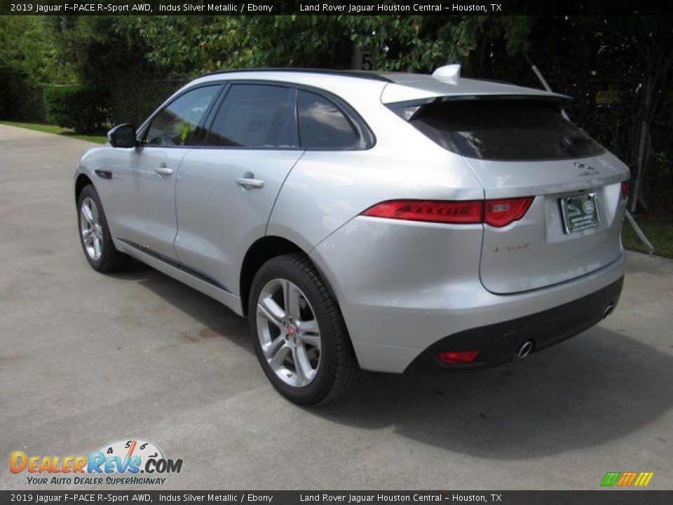 2019 Jaguar F-PACE R-Sport AWD Indus Silver Metallic / Ebony Photo #12