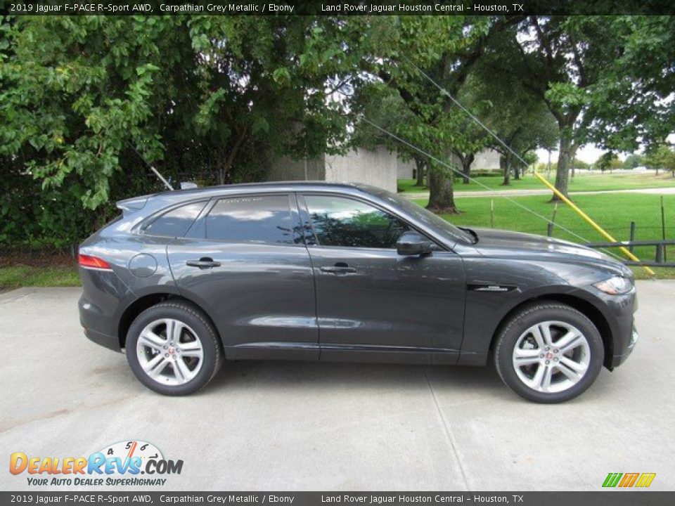 Carpathian Grey Metallic 2019 Jaguar F-PACE R-Sport AWD Photo #6