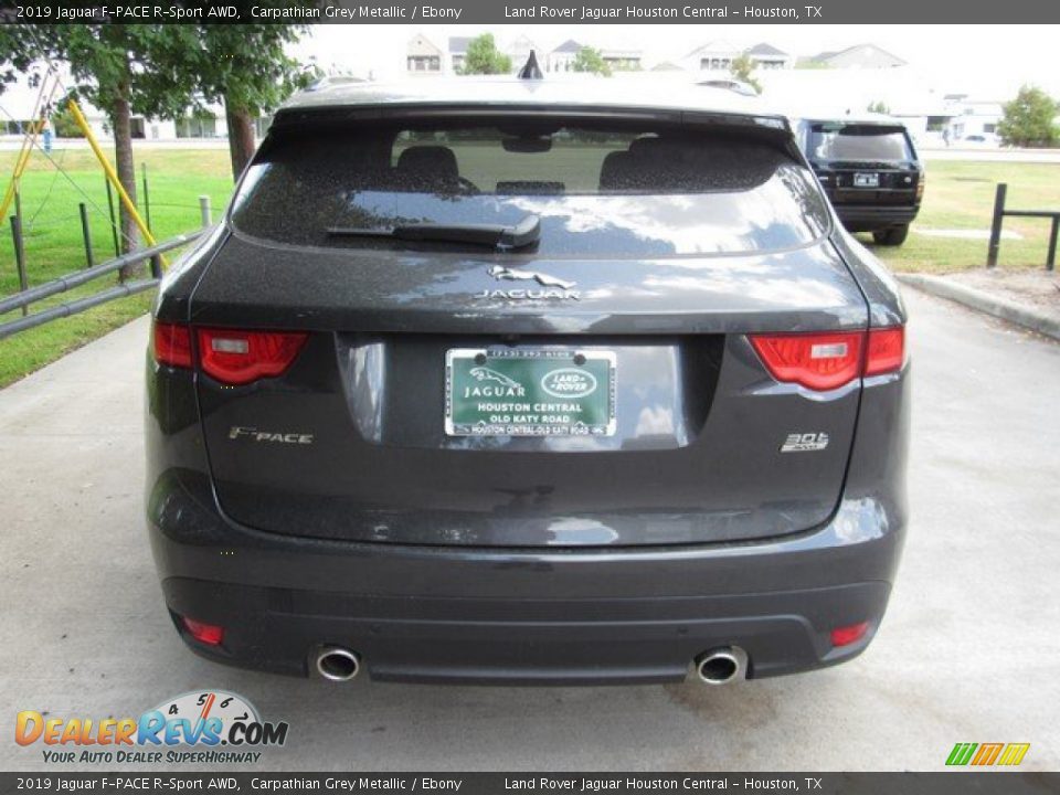 2019 Jaguar F-PACE R-Sport AWD Carpathian Grey Metallic / Ebony Photo #8