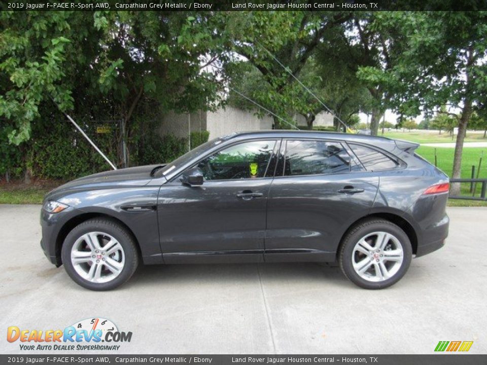 Carpathian Grey Metallic 2019 Jaguar F-PACE R-Sport AWD Photo #11