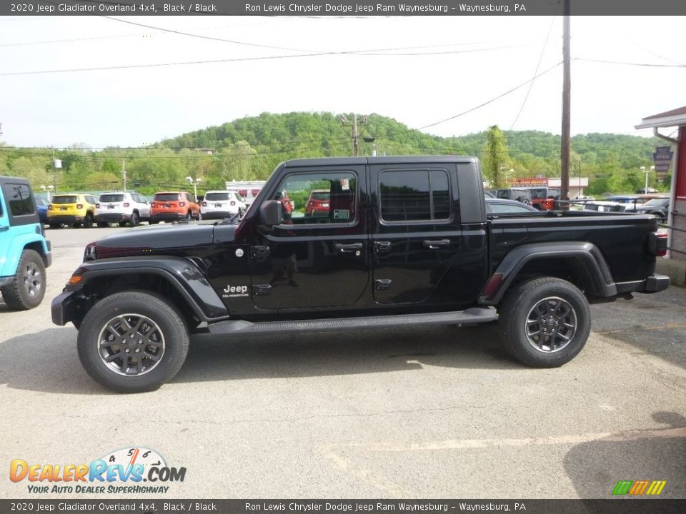 Black 2020 Jeep Gladiator Overland 4x4 Photo #2