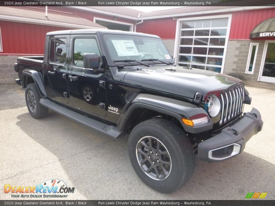 Black 2020 Jeep Gladiator Overland 4x4 Photo #6