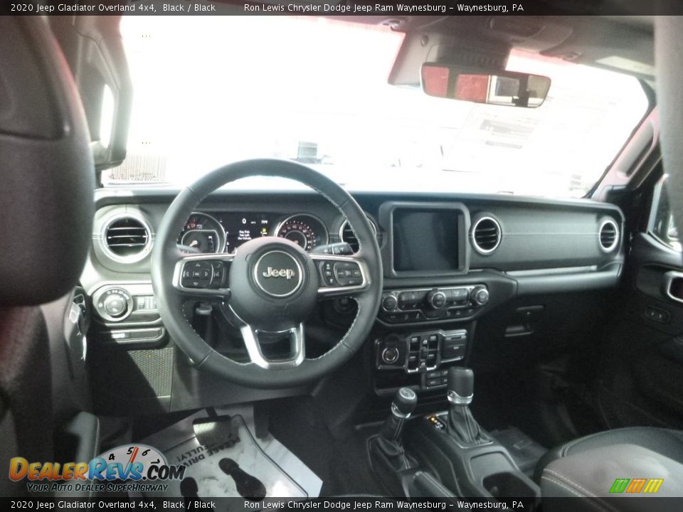 Black Interior - 2020 Jeep Gladiator Overland 4x4 Photo #12